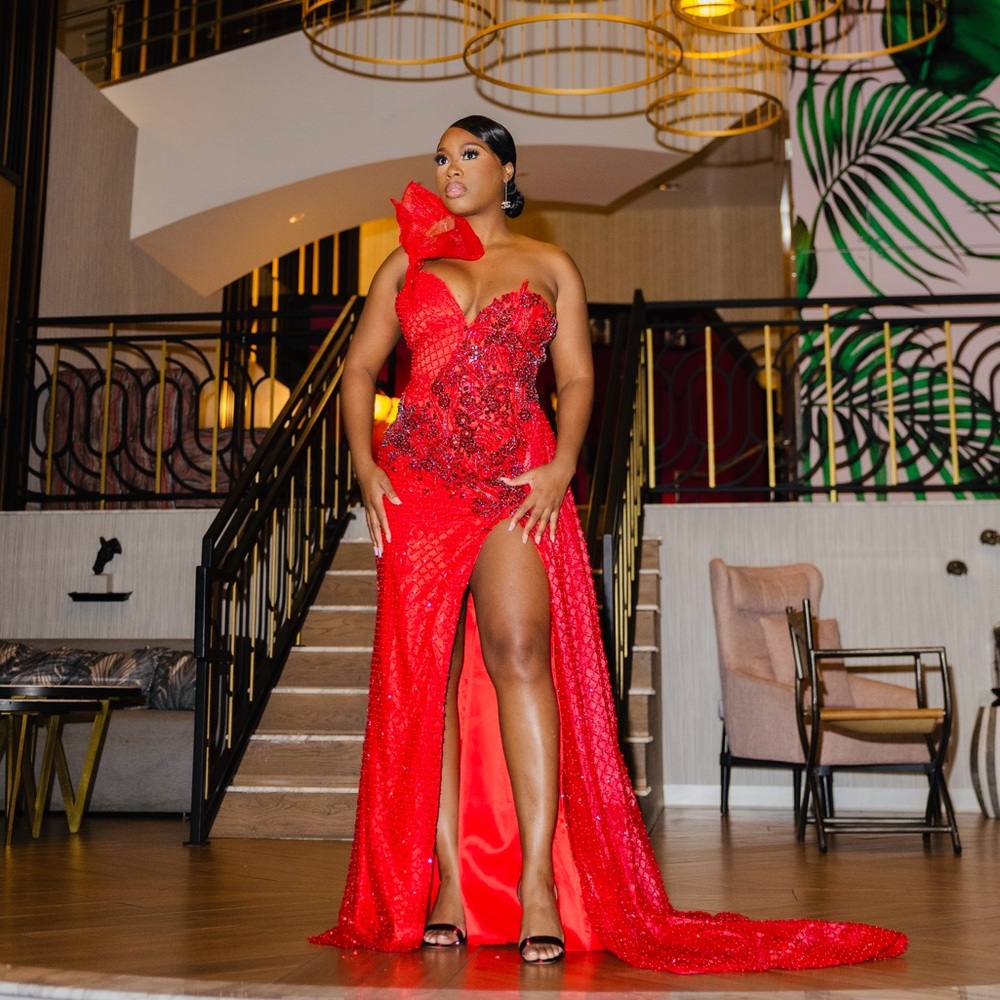 Red Gown/ Prom Dress